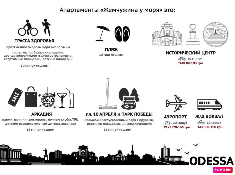 Жемчужина У Моря - Французский Бульвар Аркадия Oldenburg Bagian luar foto